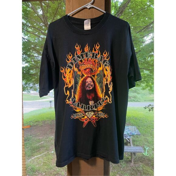 Vintage Original Dimebag Darrell Tribute Graphic Tshirt XL - Picture 1 of 6